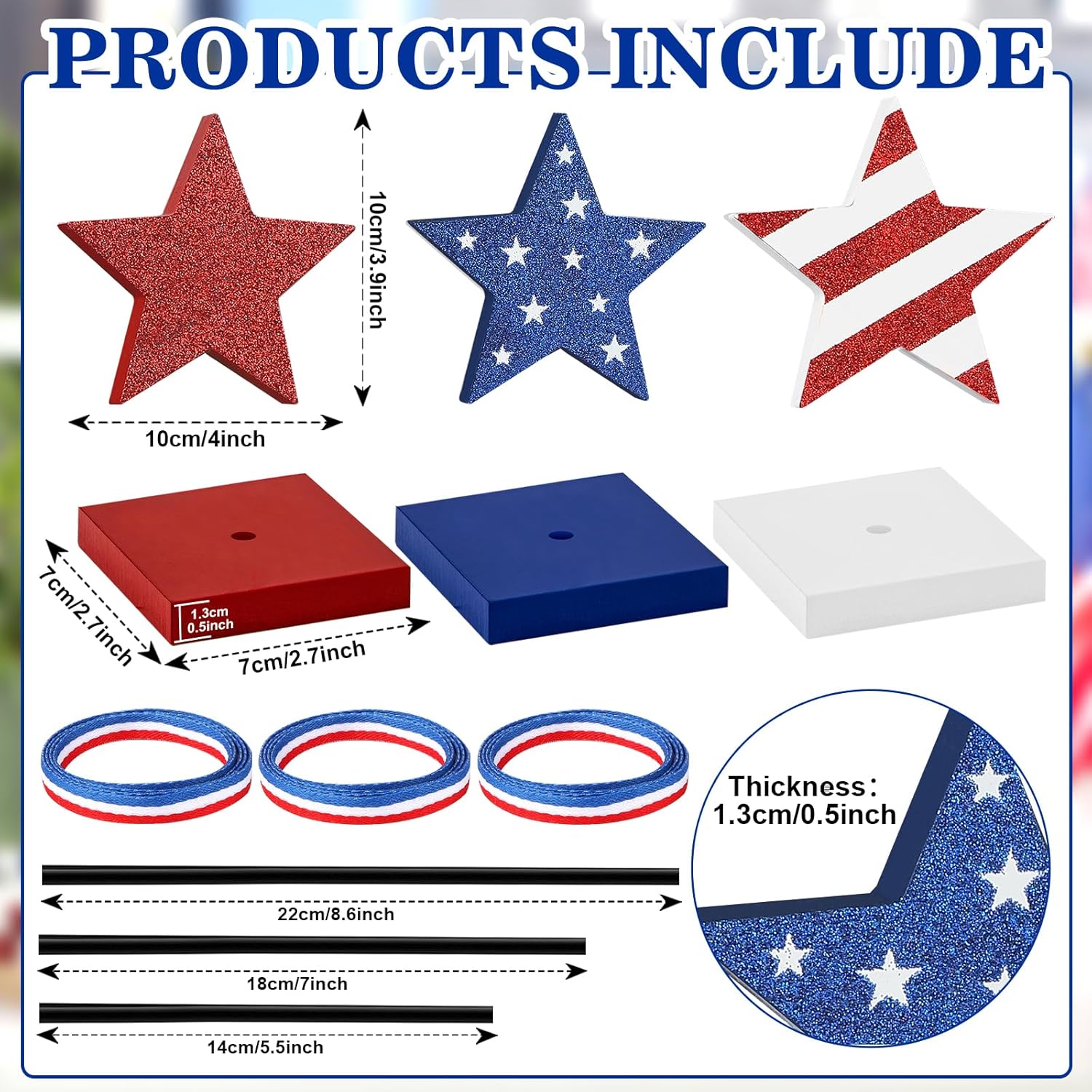 Independence Day Wooden Star Decor 4Th of July Table Sign Patriotic Wood Table Decor Usa Theme Desktop Ornament Festival синій
Independence Day Wooden Star Decor 4Th of July Table Sign Patriotic Wood Table Decor Usa Theme Desktop Ornament Festival синій