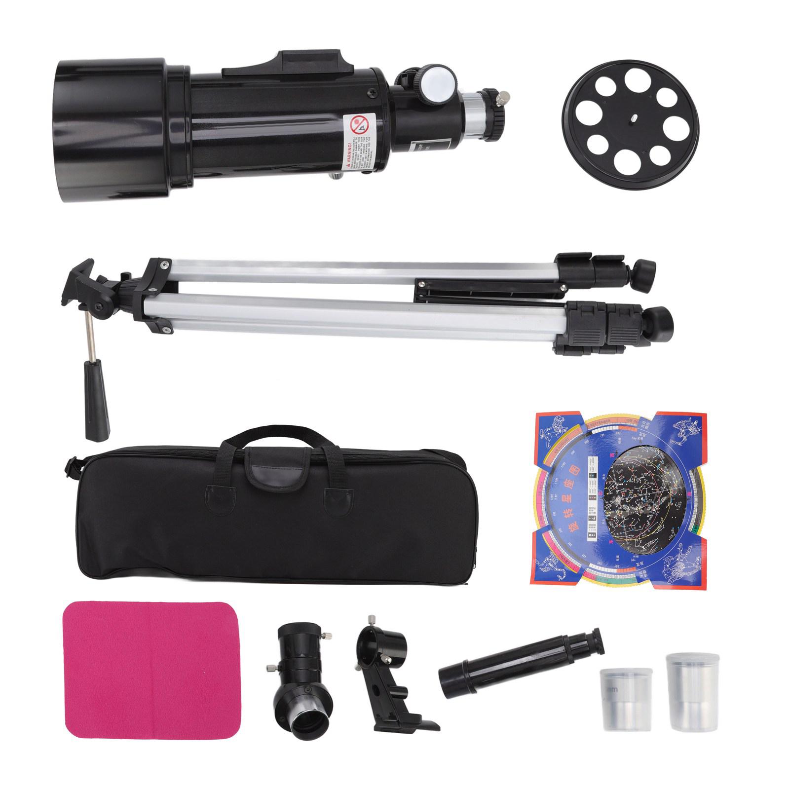 Telescope 70mm Aperture 400mm Astronomical Refractor Telescope with Tripod for Kids Beginners
Telescope 70mm Aperture 400mm Astronomical Refractor Telescope with Tripod for Kids Beginners