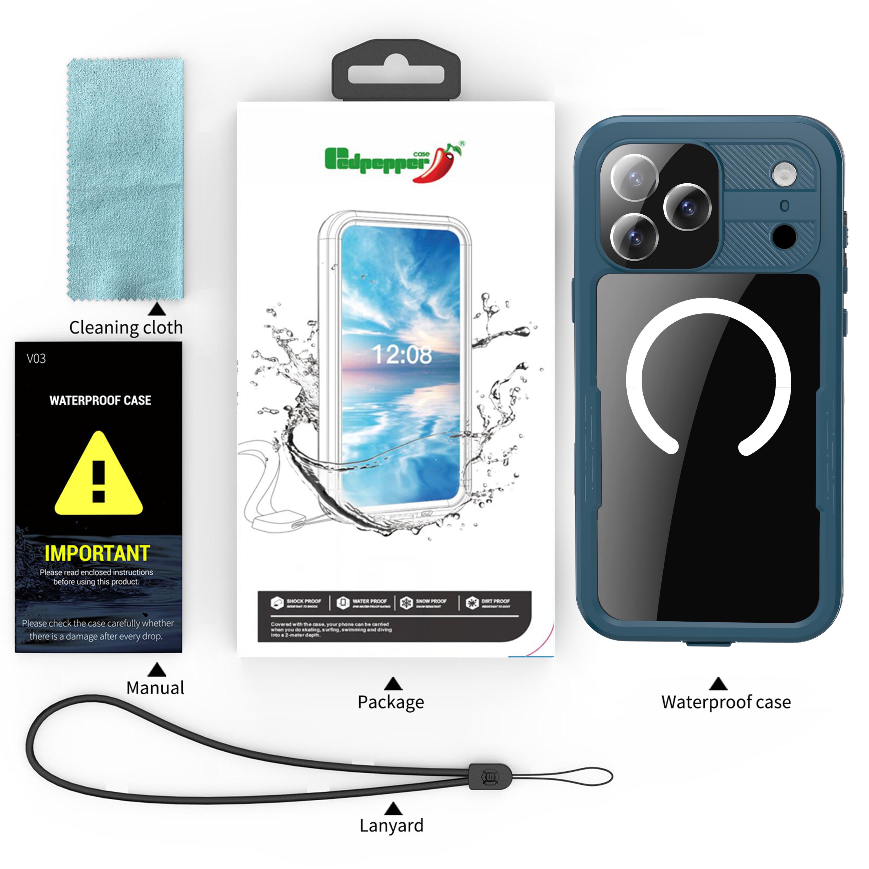 Shellbox IP68 Magnetic Waterproof Phone Case for Swimming & Diving - Compatible with iPhone 17/17AIR/17Pro/17Promax iPhone17 Pro Max
Shellbox IP68 Magnetic Waterproof Phone Case for Swimming & Diving - Compatible with iPhone 17/17AIR/17Pro/17Promax iPhone17 Pro Max