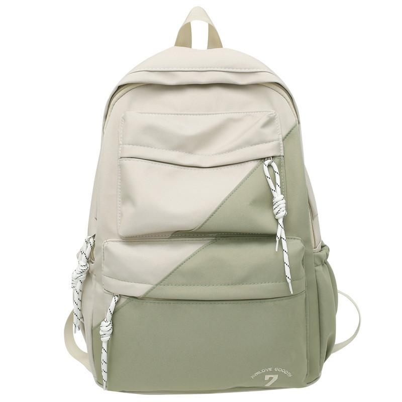 New large-capacity backpack Harajuku ins color matching junior high school student schoolbag simple niche trendy backpack зелений
New large-capacity backpack Harajuku ins color matching junior high school student schoolbag simple niche trendy backpack зелений