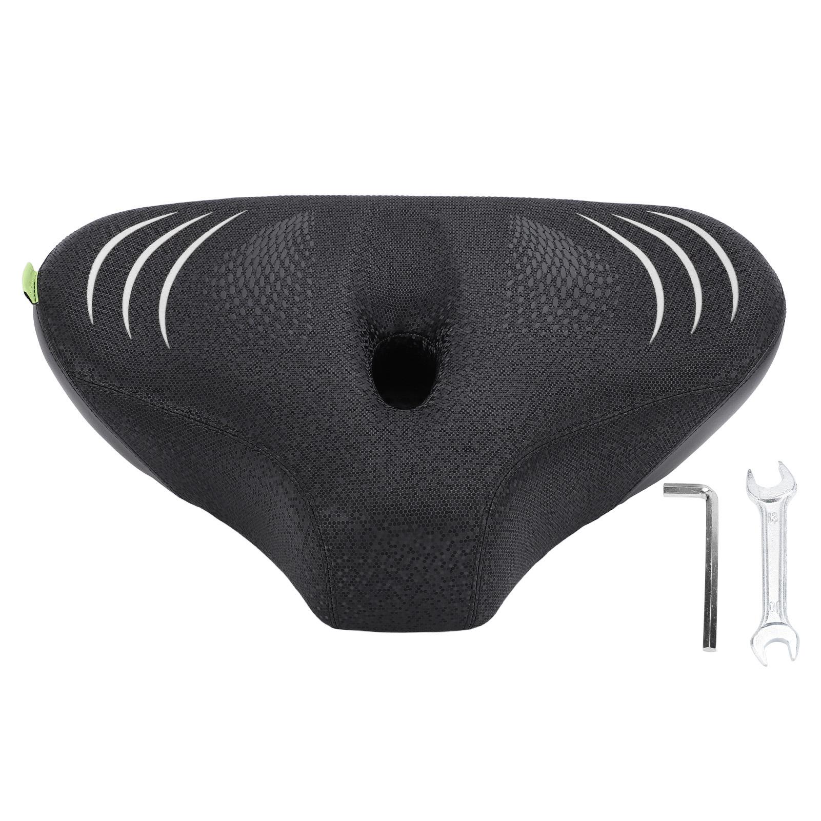 Cycle Seat Cushion Wide Thickened Shock Absorption Breathable Saddle Pad for Peloton Black Grey
Cycle Seat Cushion Wide Thickened Shock Absorption Breathable Saddle Pad for Peloton Black Grey