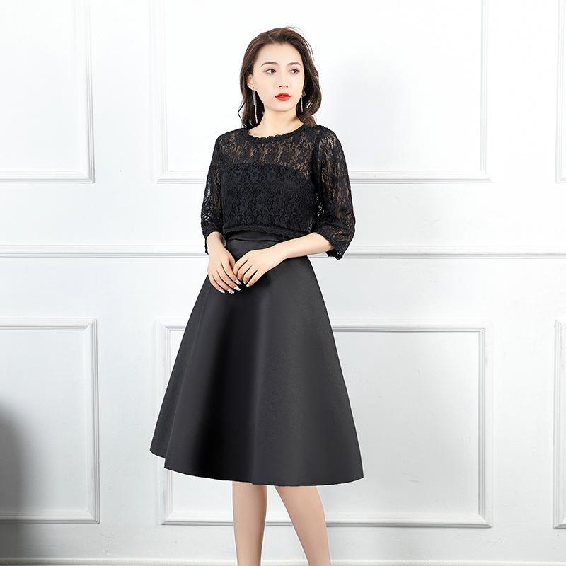 Foreign trade dress celebrity party temperament spring and summer new waist black thin Hepburn evening dress XXXL
Foreign trade dress celebrity party temperament spring and summer new waist black thin Hepburn evening dress XXXL