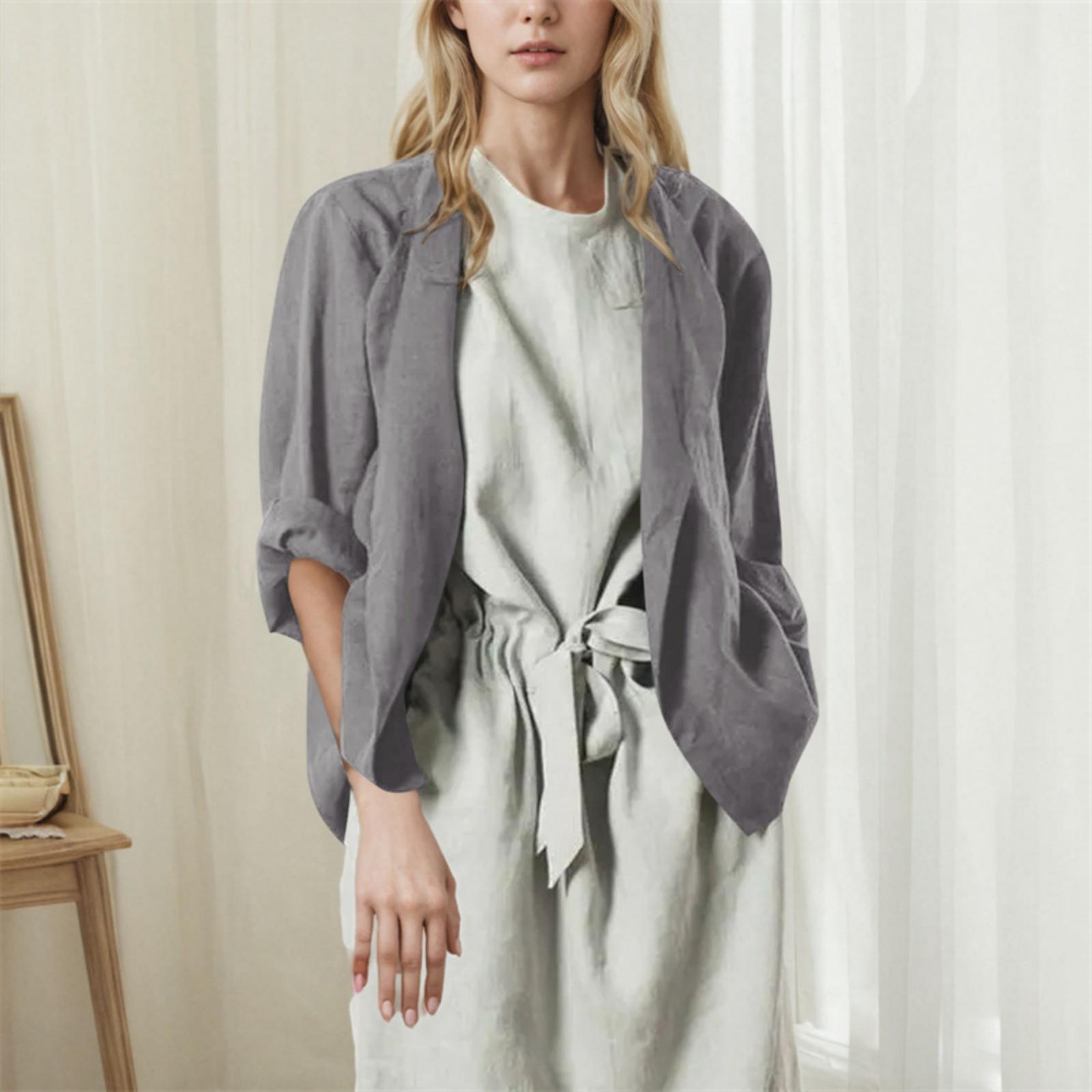 Women s Work Casual Long Sleeve V,Neck Single Button Color Coat S
Women s Work Casual Long Sleeve V,Neck Single Button Color Coat S