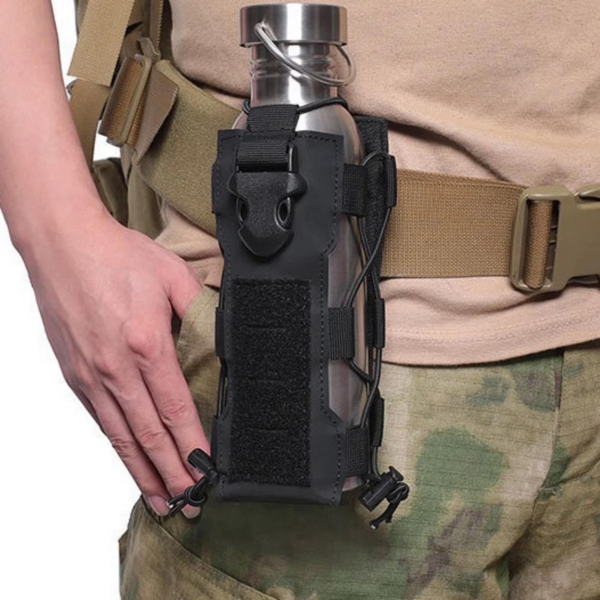 Molle Pouch Water Bottle Bag Holster Outdoor Camping Hunting Drawstring Bottle Kettle Holder Carrier Pouch One Size
Molle Pouch Water Bottle Bag Holster Outdoor Camping Hunting Drawstring Bottle Kettle Holder Carrier Pouch One Size