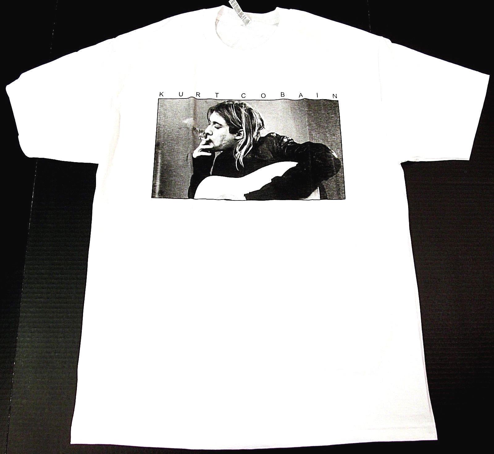 26 Kurt Cobain T-shirt Nirvana Grunge Rock Tee Men M-2XL 100% Cotton White New Unisex T-Shirt XXXXL
26 Kurt Cobain T-shirt Nirvana Grunge Rock Tee Men M-2XL 100% Cotton White New Unisex T-Shirt XXXXL