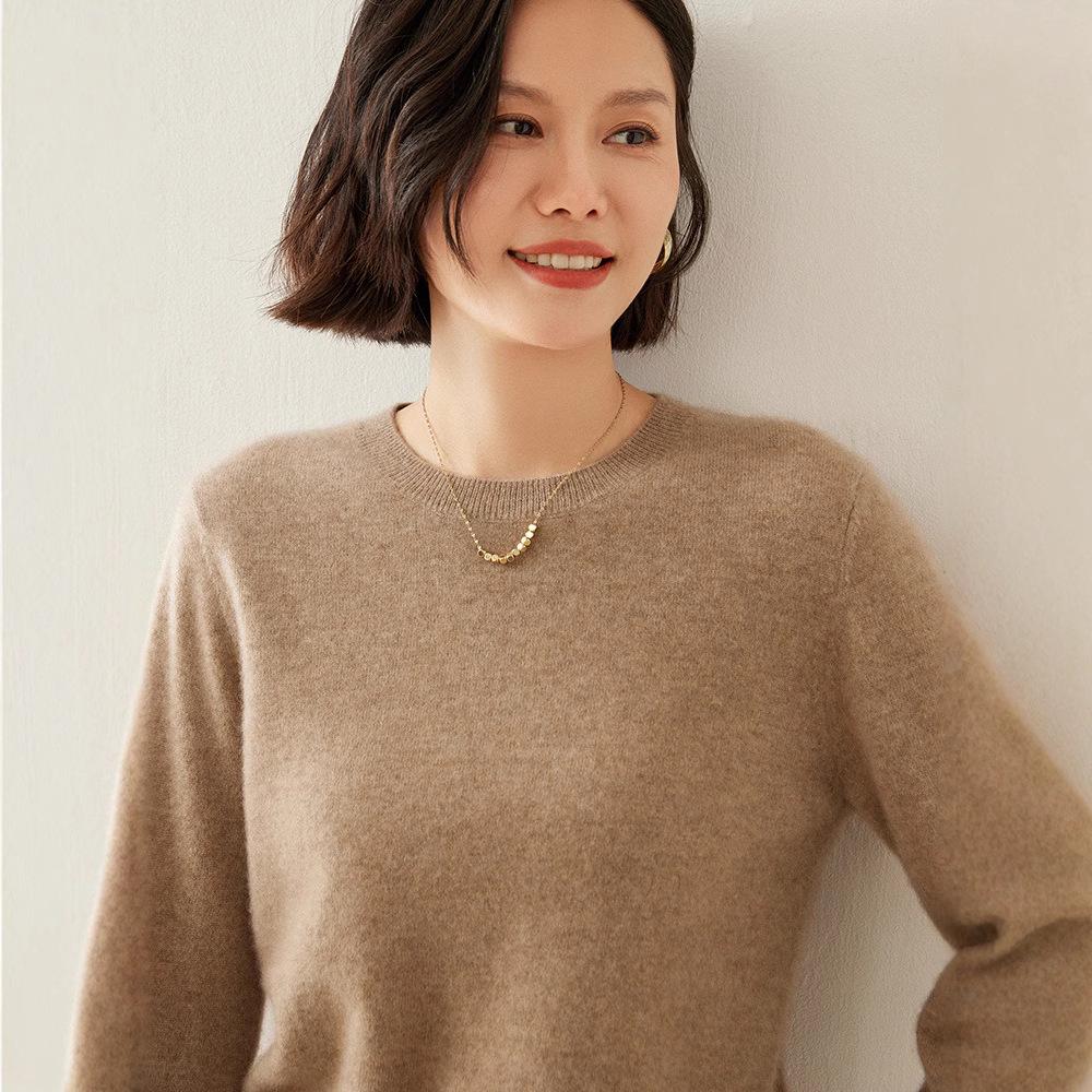 Women s Slim Fit Cashmere Round Neck Sweater - Autumn/Winter Korean Style Pullover XL (suitable for 115-130 jin)
Women s Slim Fit Cashmere Round Neck Sweater - Autumn/Winter Korean Style Pullover XL (suitable for 115-130 jin)