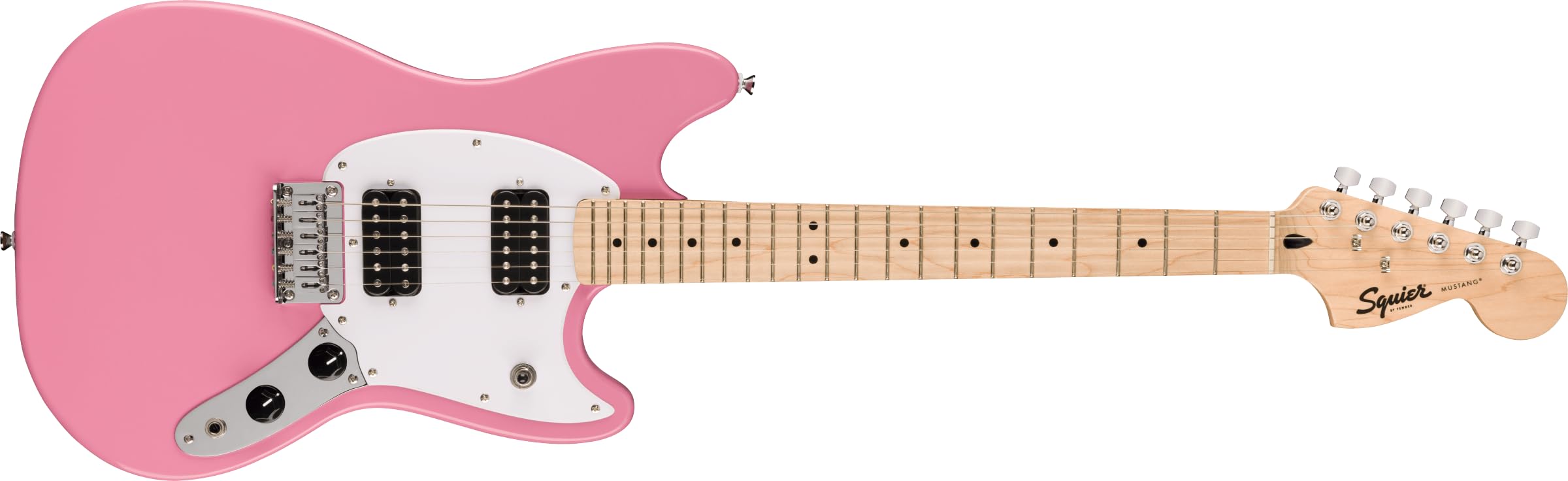 Squier by Fender Squier Electric Guitar Squier Maple White Flash Pink with Soft Case Sonic™ Mustang® HH, Fingerboard, Pickguard,
Squier by Fender Squier Electric Guitar Squier Maple White Flash Pink with Soft Case Sonic™ Mustang® HH, Fingerboard, Pickguard,