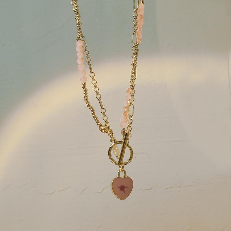 Комплект из ожерелья и серег в форме сердца с розовыми бриллиантами и цирконами - милая, стильная, горячая девчонка, легкая, роскошная цепочка на ключицу
Комплект из ожерелья и серег в форме сердца с розовыми бриллиантами и цирконами - милая, стильная, горячая девчонка, легкая, роскошная цепочка на ключицу