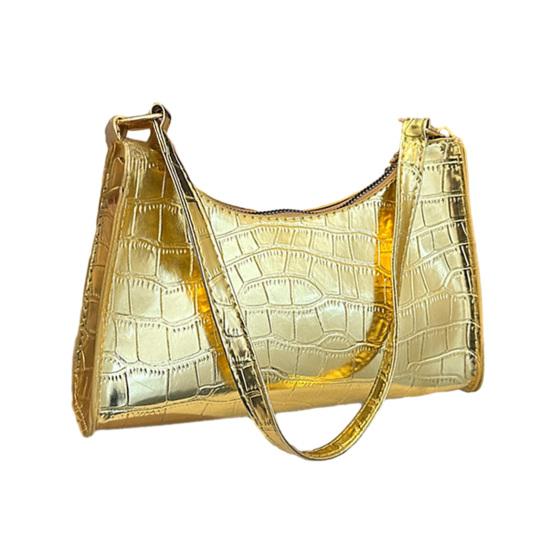 Yousheng Женская текстурированная сумка на одно плечо из искусственной кожи, большая вместимость, однотонная, повседневная, на молнии, женская, для девушек, сумка-хобо, сумка-тоут золотистый
Yousheng Женская текстурированная сумка на одно плечо из искусственной кожи, большая вместимость, однотонная, повседневная, на молнии, женская, для девушек, сумка-хобо, сумка-тоут золотистый