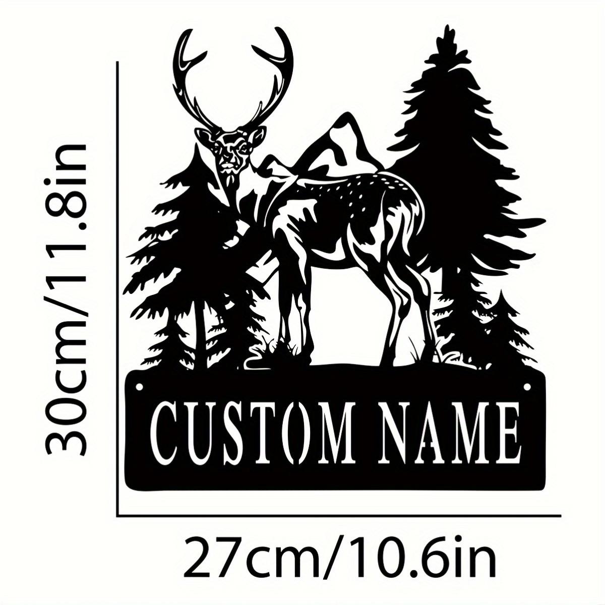 1pc Vintage Metal Sika Deer Address Sign Customizable Outdoor Plaque Wildlife Hunting Porch Decor
1pc Vintage Metal Sika Deer Address Sign Customizable Outdoor Plaque Wildlife Hunting Porch Decor