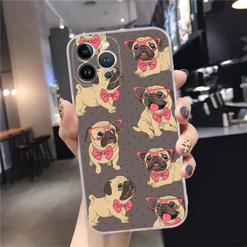 Cute Pug Dog Phone Case For iPhone 15 14 11 12 13 Mini Pro XS Max Cover 6 7 8 Plus X XR SE 2020 Funda Shell iPhone 13
Cute Pug Dog Phone Case For iPhone 15 14 11 12 13 Mini Pro XS Max Cover 6 7 8 Plus X XR SE 2020 Funda Shell iPhone 13