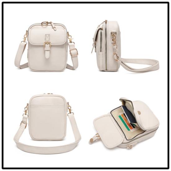 Unisex Cross-body Phone Bag with 10 Card Slots and RFID Protection білий
Unisex Cross-body Phone Bag with 10 Card Slots and RFID Protection білий