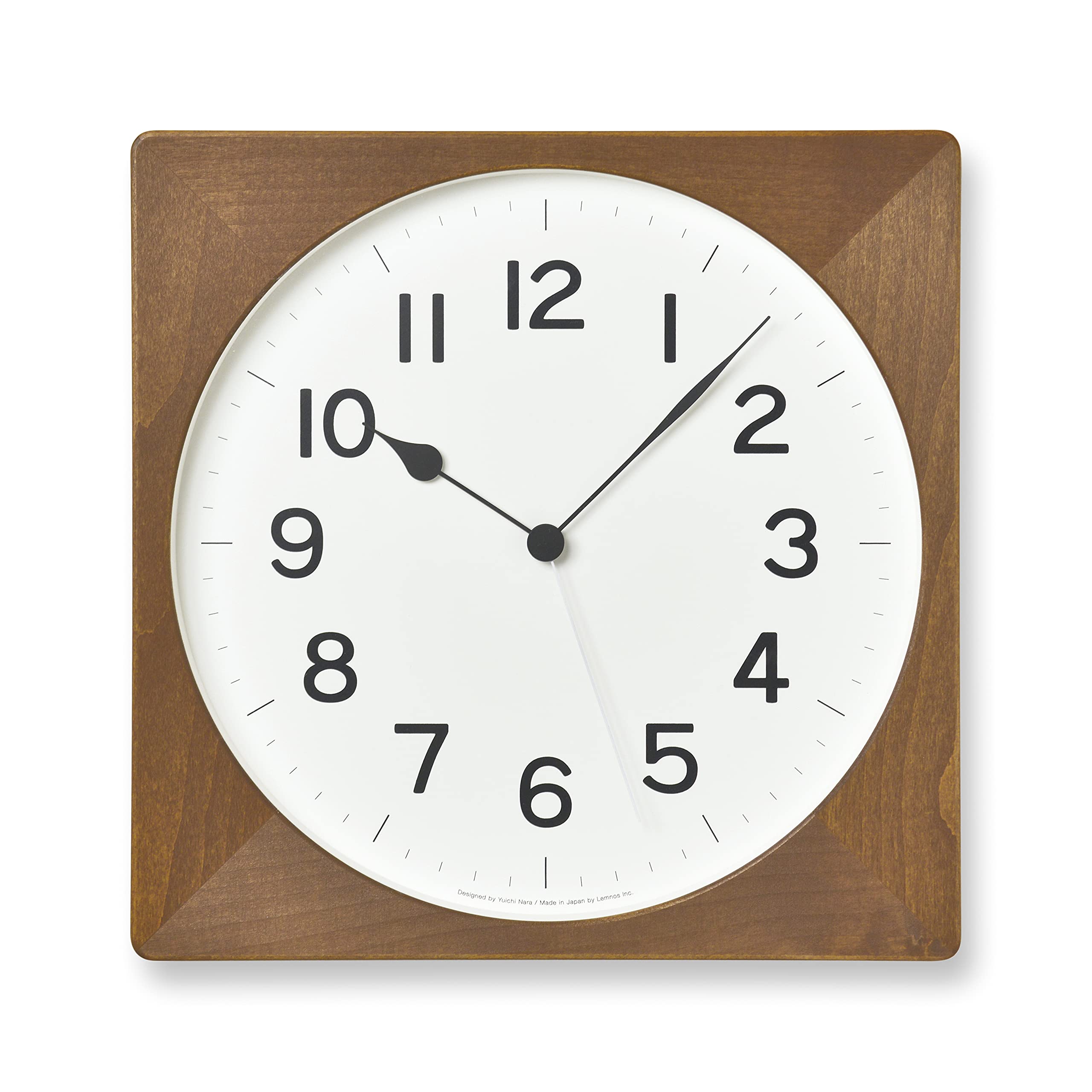 Lemnos Wall Clock Root Analog Natural Wood Brown ROOT BW Lemnos Height 330 x Width 330 x Thickness 46mm NY21-09
Lemnos Wall Clock Root Analog Natural Wood Brown ROOT BW Lemnos Height 330 x Width 330 x Thickness 46mm NY21-09