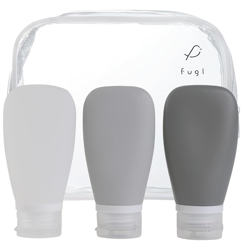 fugl travel bottle shampoo bottle refill bottle travel set Comes with storage case for travel 3 piece set (90ml, Scandinavian gray)
fugl travel bottle shampoo bottle refill bottle travel set Comes with storage case for travel 3 piece set (90ml, Scandinavian gray)