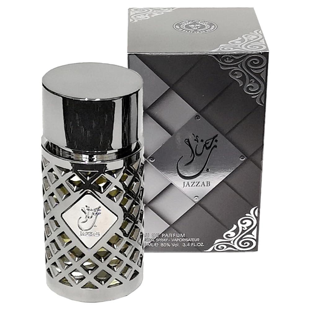 Al Zaafaran Jazzab Silver Unisex Eau De Parfum 100ml # IR12
Al Zaafaran Jazzab Silver Unisex Eau De Parfum 100ml # IR12