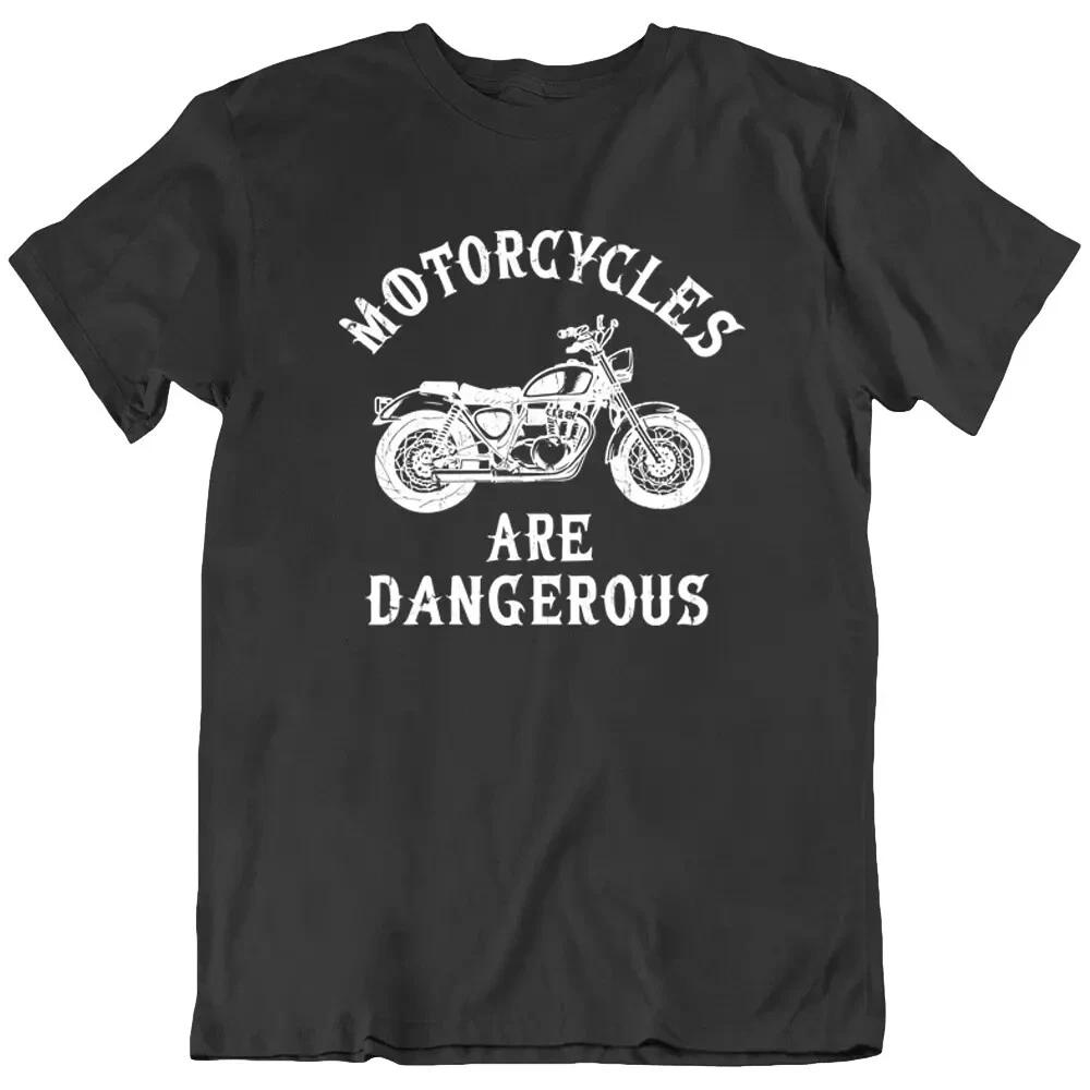 Motorbike Biker Motorcycles Are Dangerous Retro T Shirt Tee Gift New 4XL
Motorbike Biker Motorcycles Are Dangerous Retro T Shirt Tee Gift New 4XL