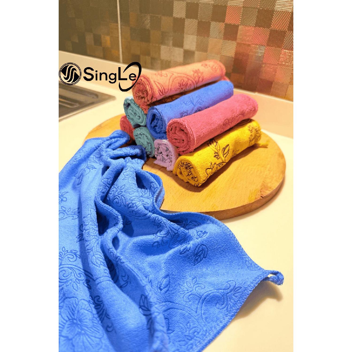 (3 Pieces) Microfiber Flower Patterned Kitchen Cleaning Cloth 30*30 Stain Resistant No Odor
(3 Pieces) Microfiber Flower Patterned Kitchen Cleaning Cloth 30*30 Stain Resistant No Odor