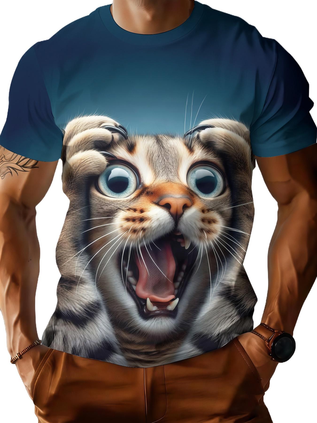 Men s T-shirt 2026 Original Designer Summer New Geometric Cat Print O-neck Short Sleeve Personalize Versatile Men s Clothing Top S
Men s T-shirt 2026 Original Designer Summer New Geometric Cat Print O-neck Short Sleeve Personalize Versatile Men s Clothing Top S