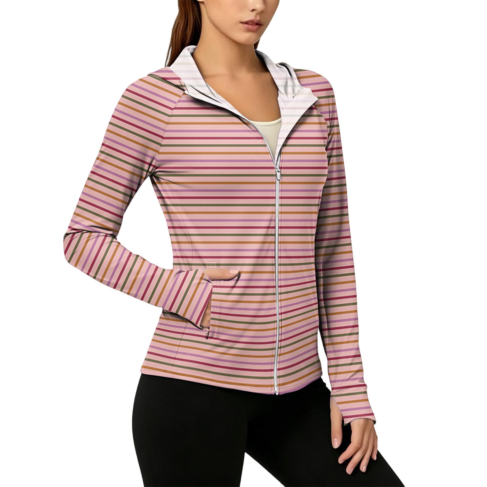 Women Zip Up Hoodie with Pockets Long Sleeve Lightweight Striped Sun Jacket Casual Hooded Top XL
Women Zip Up Hoodie with Pockets Long Sleeve Lightweight Striped Sun Jacket Casual Hooded Top XL