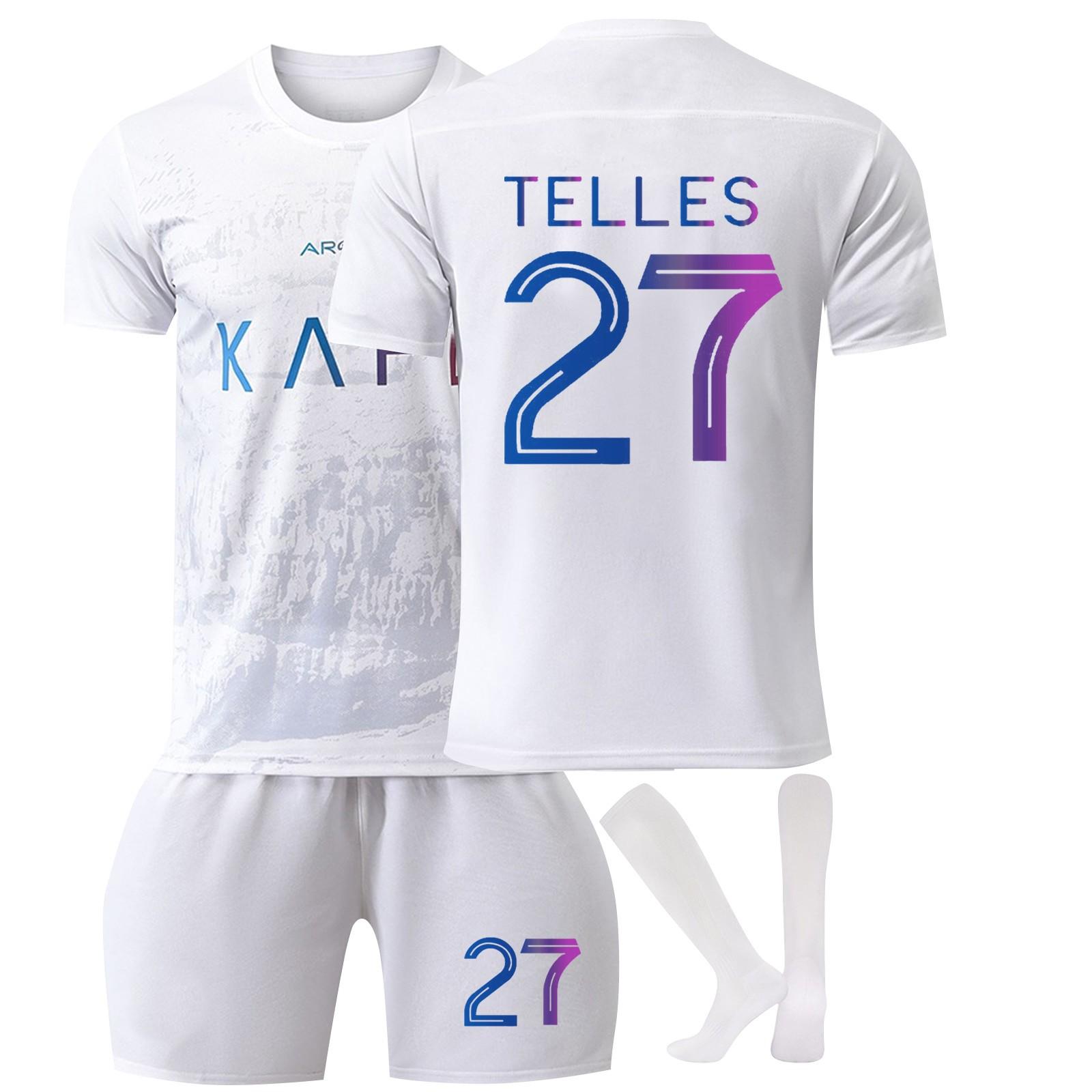 Adult and Kids Soccer Jersey Set Three Pieces Includes Short Sleeve Shirt Shorts and Socks Suitable for Training and Match Use Breathable Fabric XXXL
Adult and Kids Soccer Jersey Set Three Pieces Includes Short Sleeve Shirt Shorts and Socks Suitable for Training and Match Use Breathable Fabric XXXL