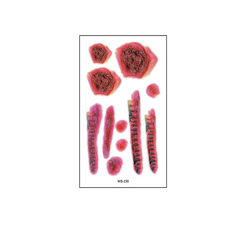 1PC DIY Шрам зомбі Тимчасові татуювання Кривава рана Мистецтво Макіяж Хелловін Наклейка Папір
1PC DIY Шрам зомбі Тимчасові татуювання Кривава рана Мистецтво Макіяж Хелловін Наклейка Папір