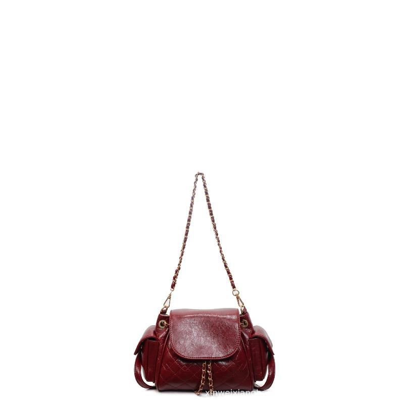 Light luxury women s bag new diamond design versatile backpack foreign style chain messenger bag shoulder bag вина червоного кольору
Light luxury women s bag new diamond design versatile backpack foreign style chain messenger bag shoulder bag вина червоного кольору