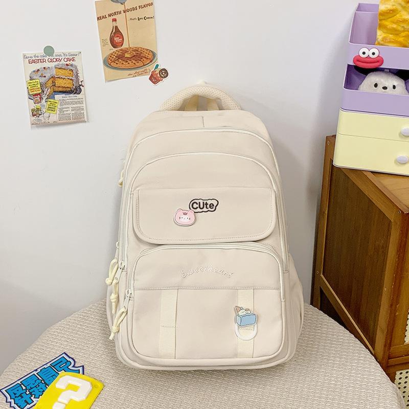 Новый рюкзак высокой ценности, свежий и сладкий конфетных цветов, простой и вместительный рюкзак для учеников средней школы хаки
Новый рюкзак высокой ценности, свежий и сладкий конфетных цветов, простой и вместительный рюкзак для учеников средней школы хаки