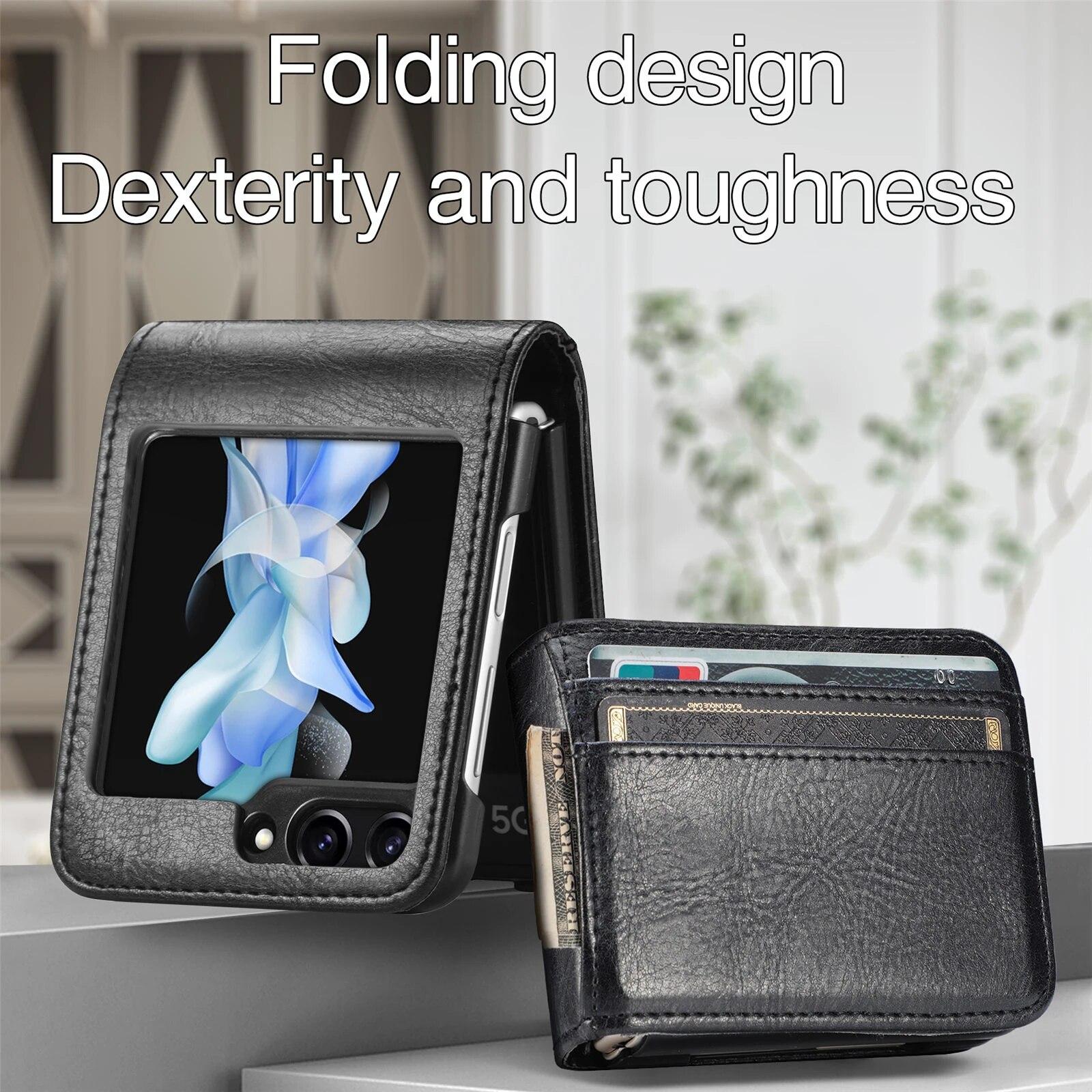 Comfortable Card Pocket Case For Samsung Galaxy Z Flip 5 4 5g Flip3 Flip5 Flip4 Flip2 Flip 3 2 Leather Phone Accessories Capa
Comfortable Card Pocket Case For Samsung Galaxy Z Flip 5 4 5g Flip3 Flip5 Flip4 Flip2 Flip 3 2 Leather Phone Accessories Capa