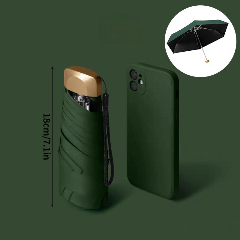 Sun Umbrella Sunny and Rainy Umbrella UV-resistant Folded Umbrella Rain-resistant Umbrellas Outdoor Portable Sunshade Accessory Iron&6K
Sun Umbrella Sunny and Rainy Umbrella UV-resistant Folded Umbrella Rain-resistant Umbrellas Outdoor Portable Sunshade Accessory Iron&6K