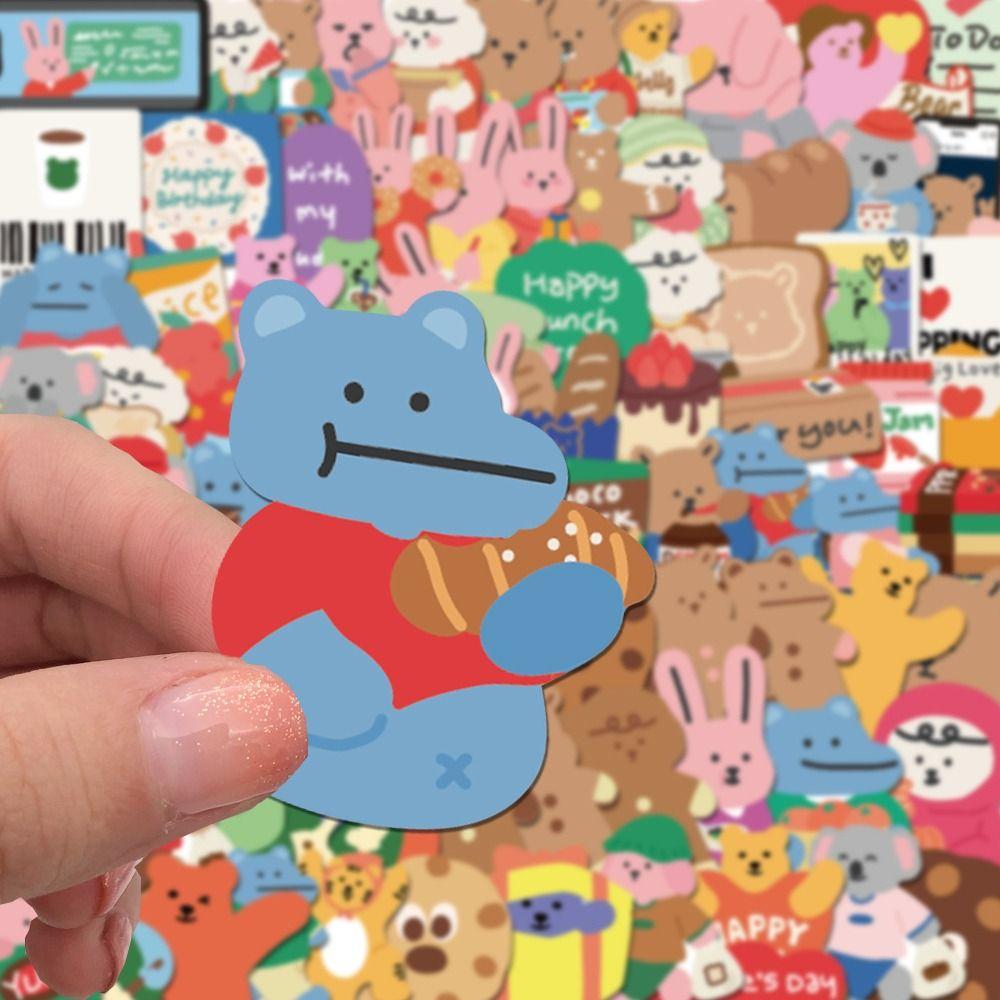 School Supplies Decorative Sticker Waterproof Stickers Animal Cat Stickers Korean Bear Stickers 62pcs/Set Cat
School Supplies Decorative Sticker Waterproof Stickers Animal Cat Stickers Korean Bear Stickers 62pcs/Set Cat