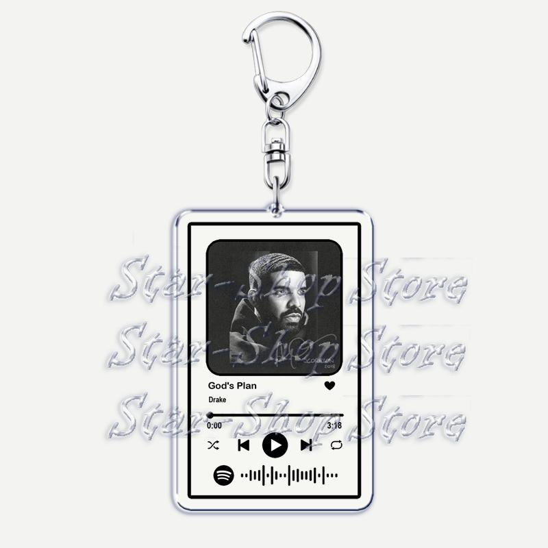 Popular Hip Hop Rapper Drizzy Keychain for Women Accessories Bag One Dance Gods Plan Rap Music Keying Jewelry Fans Friends Gifts
Popular Hip Hop Rapper Drizzy Keychain for Women Accessories Bag One Dance Gods Plan Rap Music Keying Jewelry Fans Friends Gifts