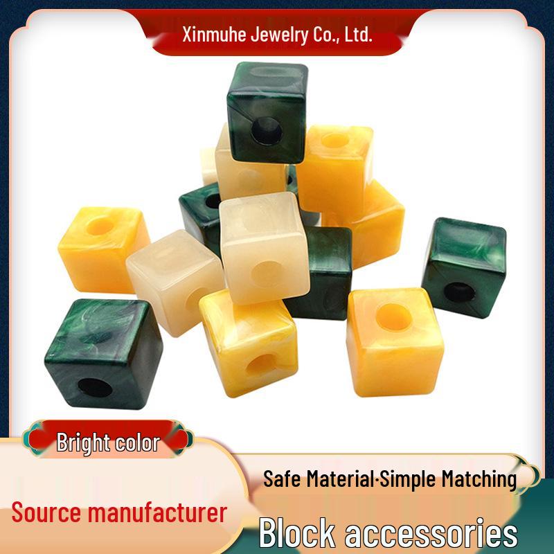 20mm Acrylic Large Hole Square Beads for DIY Jewelry, Flower Shoes, and Bag Chains 15mm
20mm Acrylic Large Hole Square Beads for DIY Jewelry, Flower Shoes, and Bag Chains 15mm