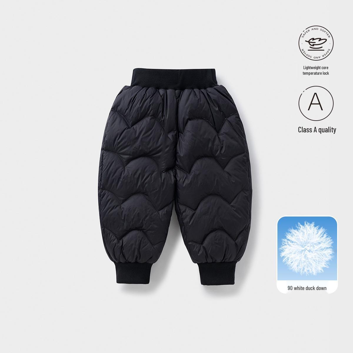 Kids Warm Winter Down Trousers - Lightweight, Thick Pants for Girls & Boys with 90% White Duck Down 120cm чорний
Kids Warm Winter Down Trousers - Lightweight, Thick Pants for Girls & Boys with 90% White Duck Down 120cm чорний