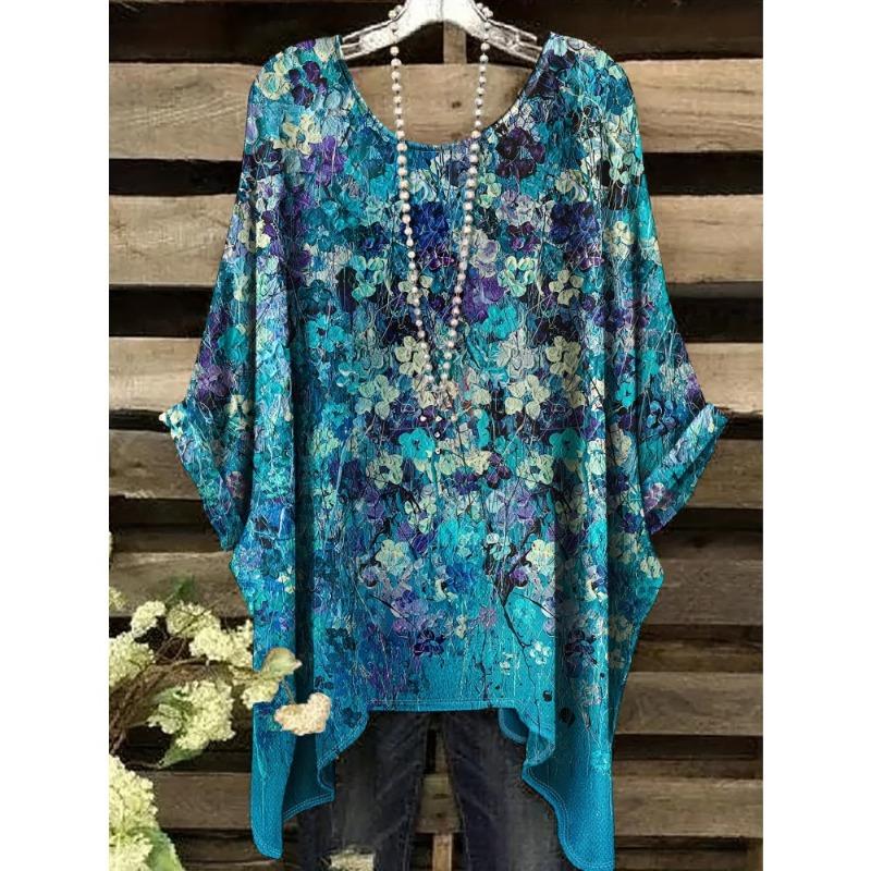 Women s Summer Bohemian Floral Print T-Shirt Vintage Light Purple Graphic Round Neck Clothing Elegant Woman Short Sleeve Top 1XL
Women s Summer Bohemian Floral Print T-Shirt Vintage Light Purple Graphic Round Neck Clothing Elegant Woman Short Sleeve Top 1XL