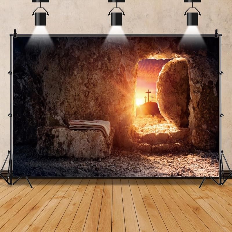 ChloropLastid Empty Tomb Backdrop Religious Easter Photo Shoot Backdrop 10x8ft Crosses Sunrise Holy Light Resurrection of Jesus Photography Backdrop 10x8ft
ChloropLastid Empty Tomb Backdrop Religious Easter Photo Shoot Backdrop 10x8ft Crosses Sunrise Holy Light Resurrection of Jesus Photography Backdrop 10x8ft