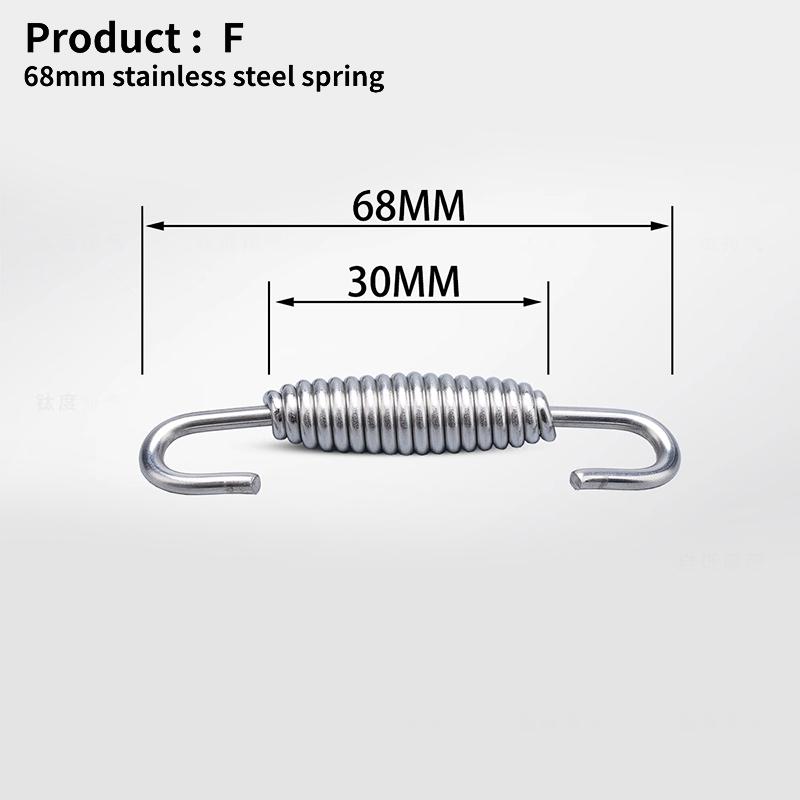 43мм-85мм Мотоциклетные выхлопные пружинные крючки Нержавеющая сталь Выхлоп Передняя средняя соединительная труба Вращающиеся пружины глушителя
43мм-85мм Мотоциклетные выхлопные пружинные крючки Нержавеющая сталь Выхлоп Передняя средняя соединительная труба Вращающиеся пружины глушителя