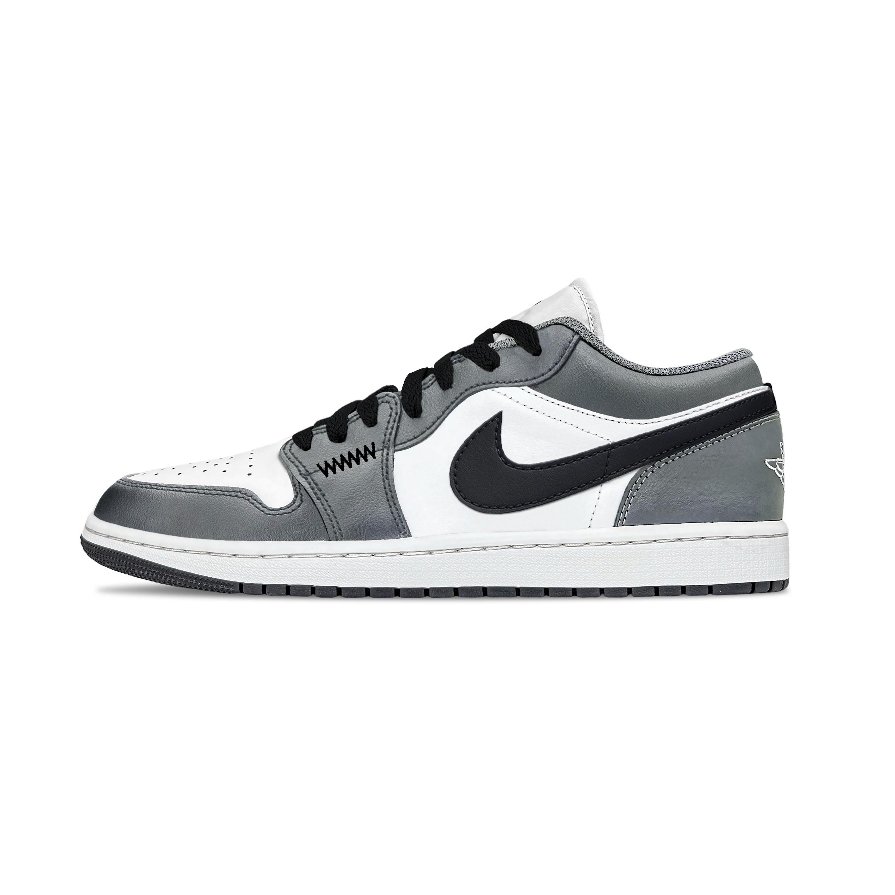 Jordan Air Jordan 1 Shadow Black Low top Vintage Basketball Shoes Unisex Gray White 553558-044(Team282-) 36
Jordan Air Jordan 1 Shadow Black Low top Vintage Basketball Shoes Unisex Gray White 553558-044(Team282-) 36
