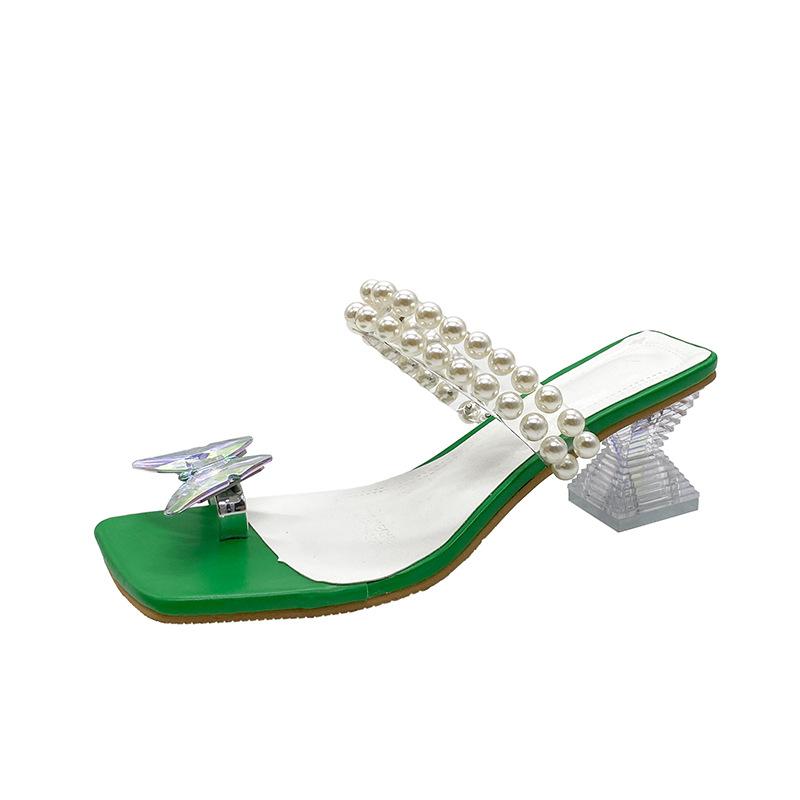 Мода 2024 года, летние туфли на среднем каблуке, модные женские тапочки с жемчугом, новые цветочные шлепанцы, платья, сандалии, женские бохо, повседневные женские шлепанцы 40 зелёный
Мода 2024 года, летние туфли на среднем каблуке, модные женские тапочки с жемчугом, новые цветочные шлепанцы, платья, сандалии, женские бохо, повседневные женские шлепанцы 40 зелёный