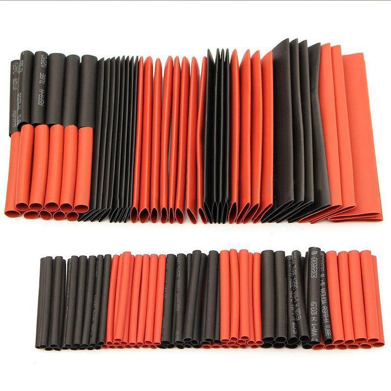 Assortment Black Red Polyolefin Tube for Car Cable Wire Sleeving Wrap Kit 127PCS 2:1 Heat Shrink Tubing
Assortment Black Red Polyolefin Tube for Car Cable Wire Sleeving Wrap Kit 127PCS 2:1 Heat Shrink Tubing