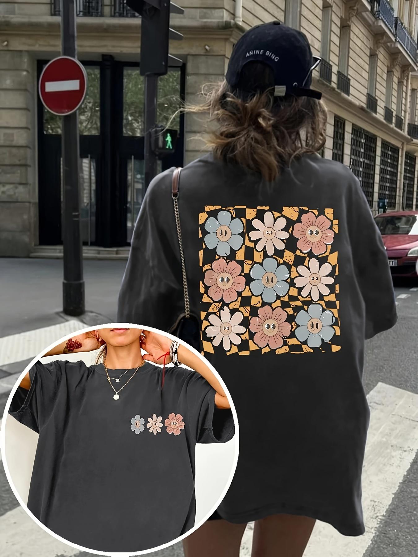 Womens Plus Size Sunshine Flowers Pattern Tshirt Cotton Breathable Fashionable and Versatile Unisex Streetwear Oversized XL
Womens Plus Size Sunshine Flowers Pattern Tshirt Cotton Breathable Fashionable and Versatile Unisex Streetwear Oversized XL