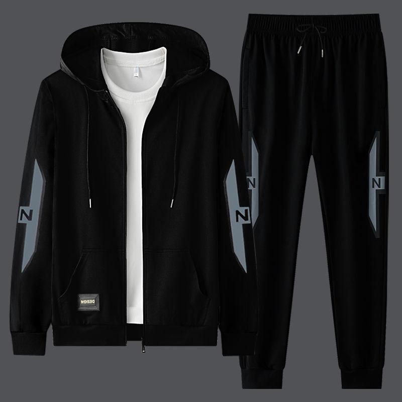 Two Piece Fashion Coat Long Sleeve Sports Suit Men s Casual Hooded Sweater Pants M чорний
Two Piece Fashion Coat Long Sleeve Sports Suit Men s Casual Hooded Sweater Pants M чорний