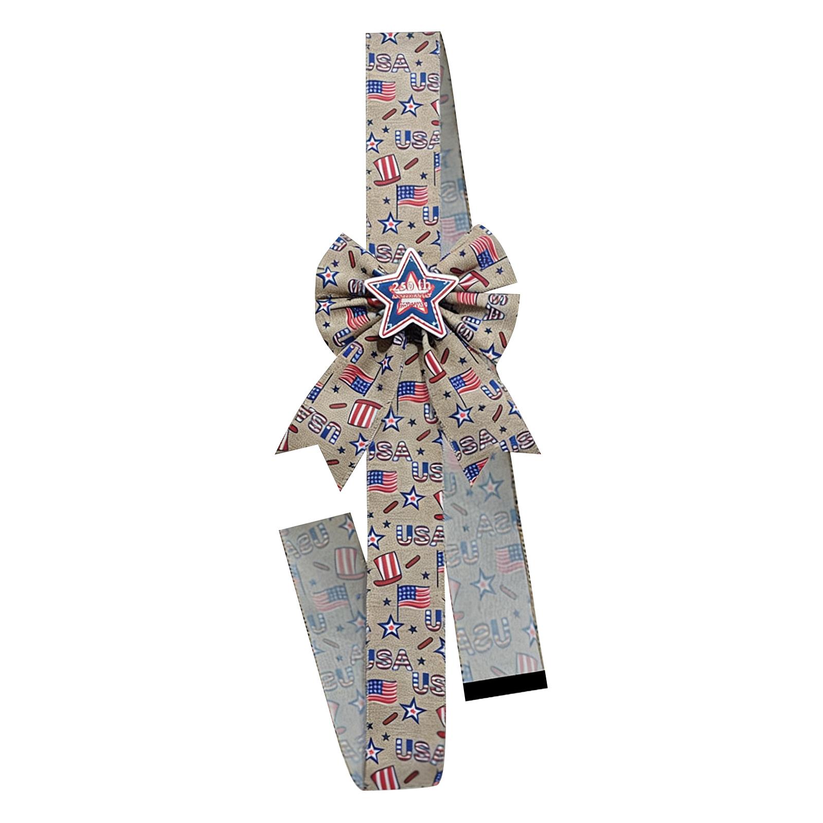 4th Of Cabinet Bows Set 6pcs Patriotic Ribbon Bows For Kitchen Door Long Star Striped Bowknots For Cupboard Wardrobe Decorations One Size
4th Of Cabinet Bows Set 6pcs Patriotic Ribbon Bows For Kitchen Door Long Star Striped Bowknots For Cupboard Wardrobe Decorations One Size