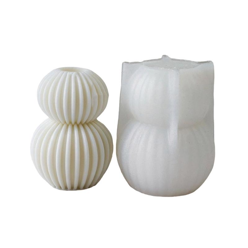 Unique Scented Candle Making Mould Fashionable Striped Sphere Scented Candle Mold for Unique Home Decors and Gifts
Unique Scented Candle Making Mould Fashionable Striped Sphere Scented Candle Mold for Unique Home Decors and Gifts