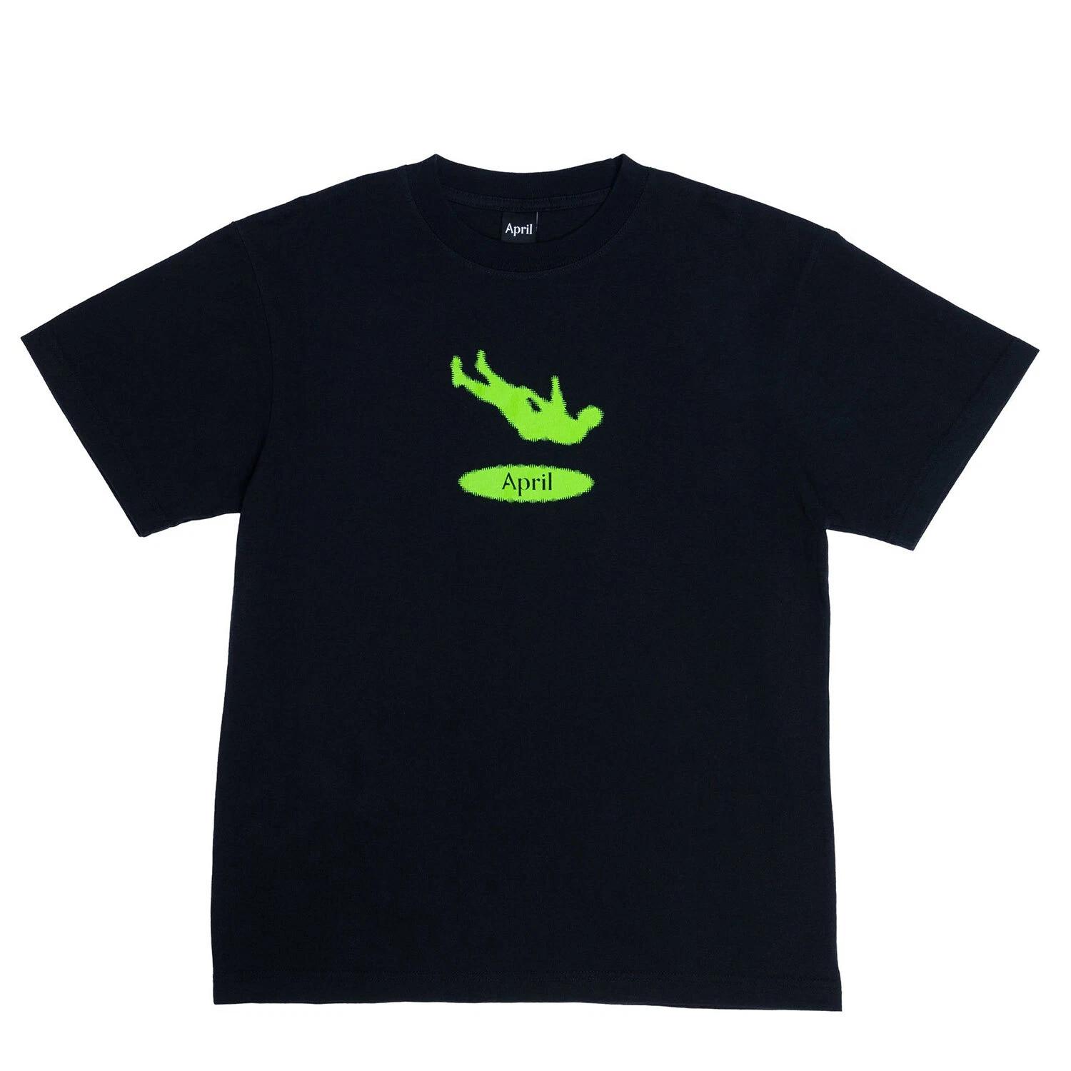 April Skateboard T-Shirt Man Down Black L
April Skateboard T-Shirt Man Down Black L
