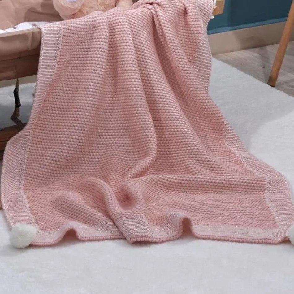 Knitwear Knitted 90x110 cm Super Soft Multipurpose Sofa Shawl Baby Blanket Decorative Blanket крем коричневий колір
Knitwear Knitted 90x110 cm Super Soft Multipurpose Sofa Shawl Baby Blanket Decorative Blanket крем коричневий колір