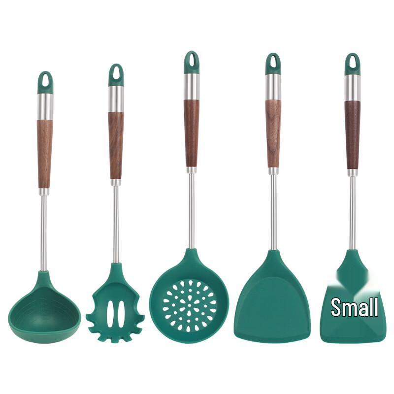 Wutuo Dark Green Silicone Kitchen Utensil Set
Wutuo Dark Green Silicone Kitchen Utensil Set