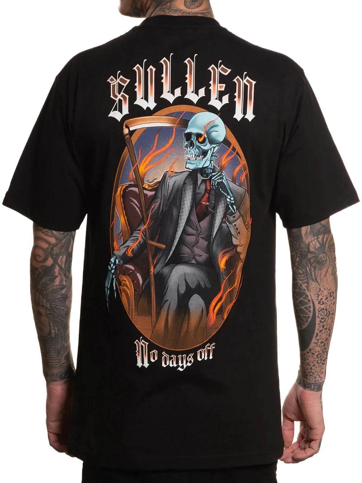 Sullen Men s No Days Off Short Sleeve Standard T-shirt Grim Reaper Tattoo Tee M
Sullen Men s No Days Off Short Sleeve Standard T-shirt Grim Reaper Tattoo Tee M