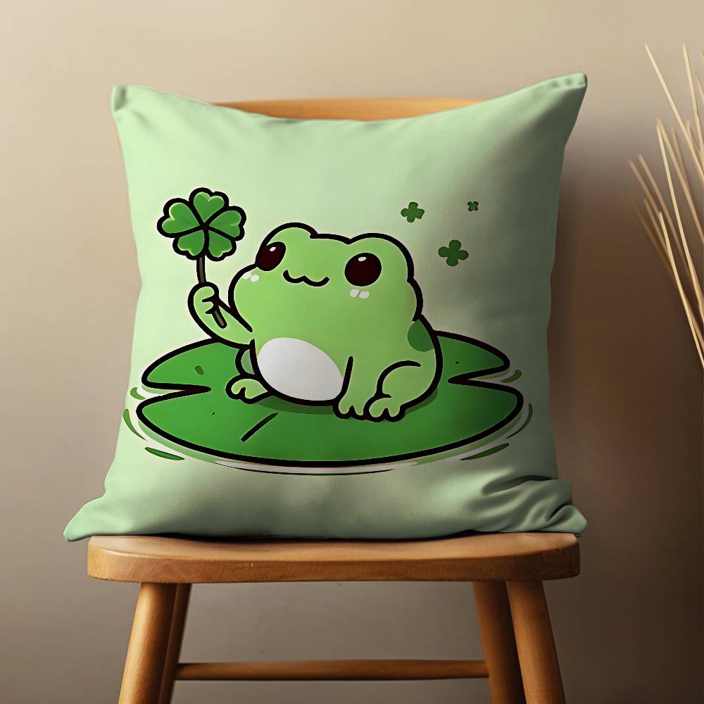 Cute Art Frog Cartoon Pillow Case For Room Sofa Cushion Cover Suitable For Home Bedroom Decoration And Protector 30cmx30cm
Cute Art Frog Cartoon Pillow Case For Room Sofa Cushion Cover Suitable For Home Bedroom Decoration And Protector 30cmx30cm