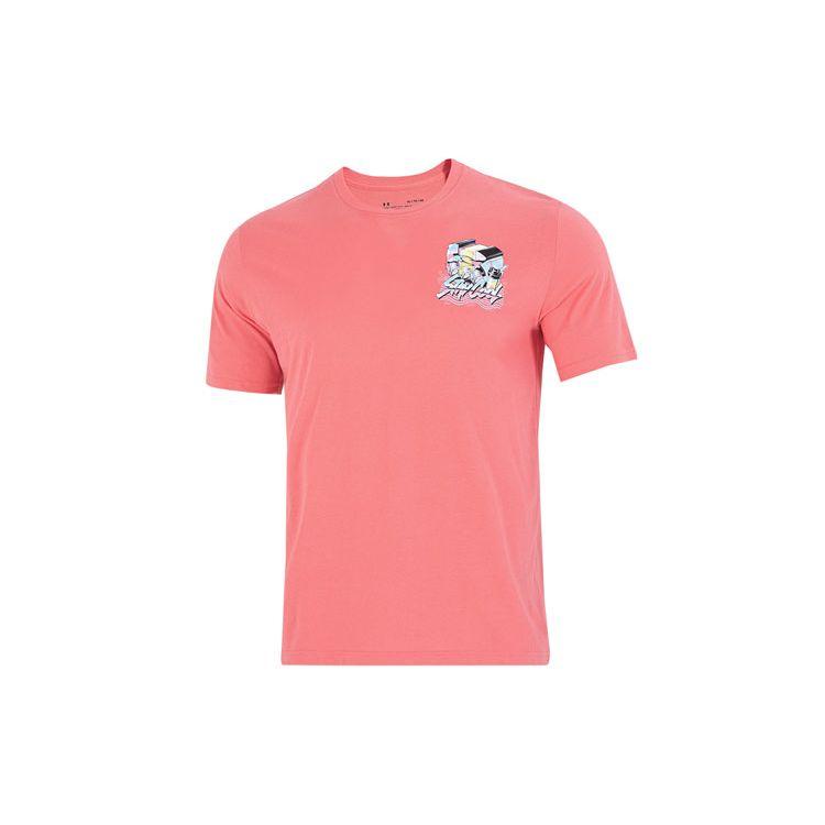 Under Armour Dopamine Seawater Pattern Sports Casual Letter Round Neck Short Sleeve T-Shirt Men Tops Pink 1361679-873 M
Under Armour Dopamine Seawater Pattern Sports Casual Letter Round Neck Short Sleeve T-Shirt Men Tops Pink 1361679-873 M