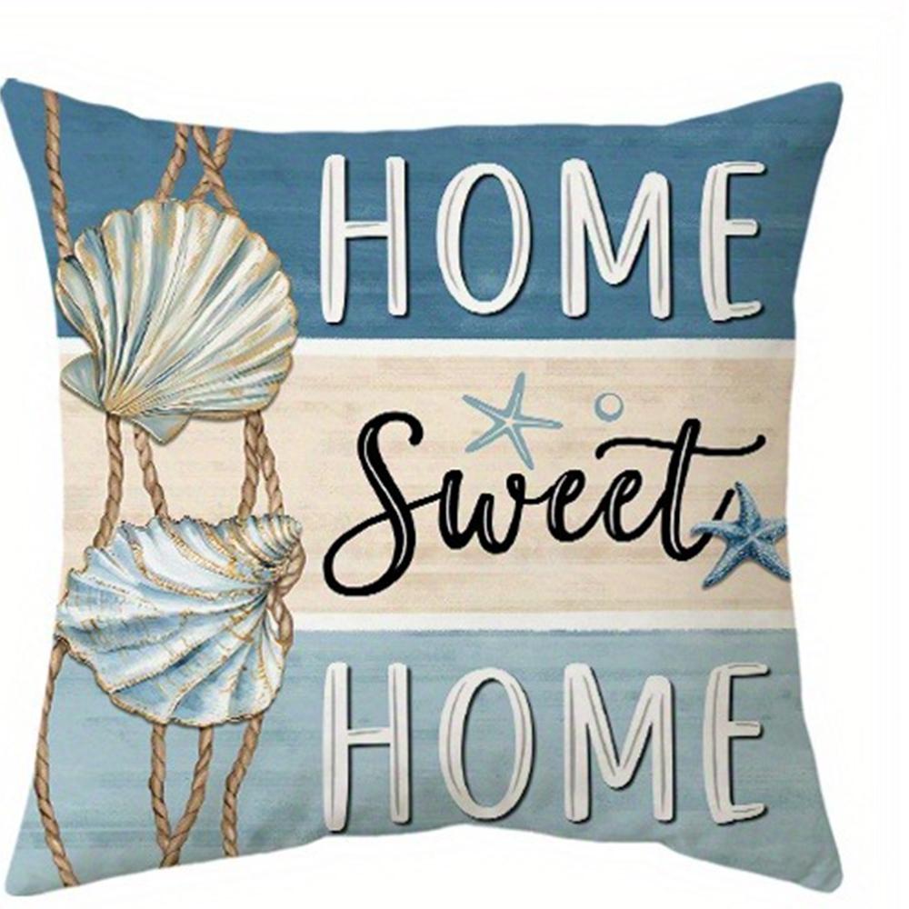 Nautical Shell - inspired Pillow CoversLiving room sofa cushion cover, soft and comfortable, bedroom room decoration 45x45cm-1pcs
Nautical Shell - inspired Pillow CoversLiving room sofa cushion cover, soft and comfortable, bedroom room decoration 45x45cm-1pcs